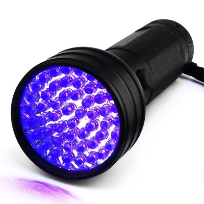 Detector for Dog Urine Pet Stains and Bed Bug 51 LED Ultraviolet Blacklight UV Flashlight